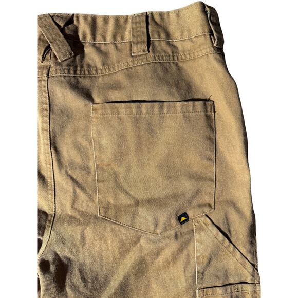 Caterpillar CAT Men’s Work Pants 34x32 Brown Canvas Utility Carpenter Straight - Picture 5 of 8